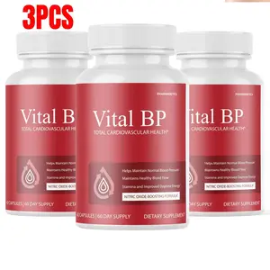 (3 Pack)Vital BP Blood Support Supplement VitalBP for Blood Flow - 60 Capsules