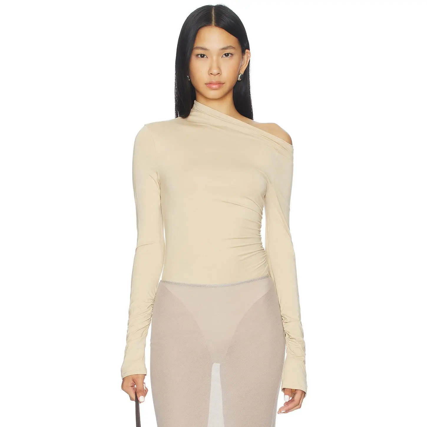 SNDYS Nami Bodysuit in Beige