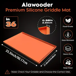 Silicone BBQ Tool Set: Grills, baking sheet pads/lids. Thickened silicone pads suitable for Blackstone 22-inch baking sheets. Universal and durable grill protectors. BBQ tools, kitchen equipment, and commercial kitchen covers.