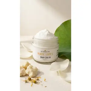 White Lotus Moisturizing Body Cream– Plant-Based Moisturizer