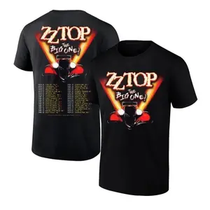 ZZ Top The Big One Tour T-Shirt – Classic Texas Rock Band Concert Graphic Tee for ZZ Top Fans, Vintage Blues Rock Tour Shirt
