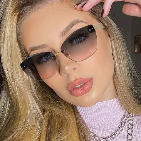 Trendy Fashion Women's Sunglasses, Cool Sunglasses, Casual Versatile Frame Shape, Perfect for Outdoor Use, Daily Wear, Stylish Ladies' Sun Glasses, Fashionable Sunglasses, Trendy Styling Sunglasses