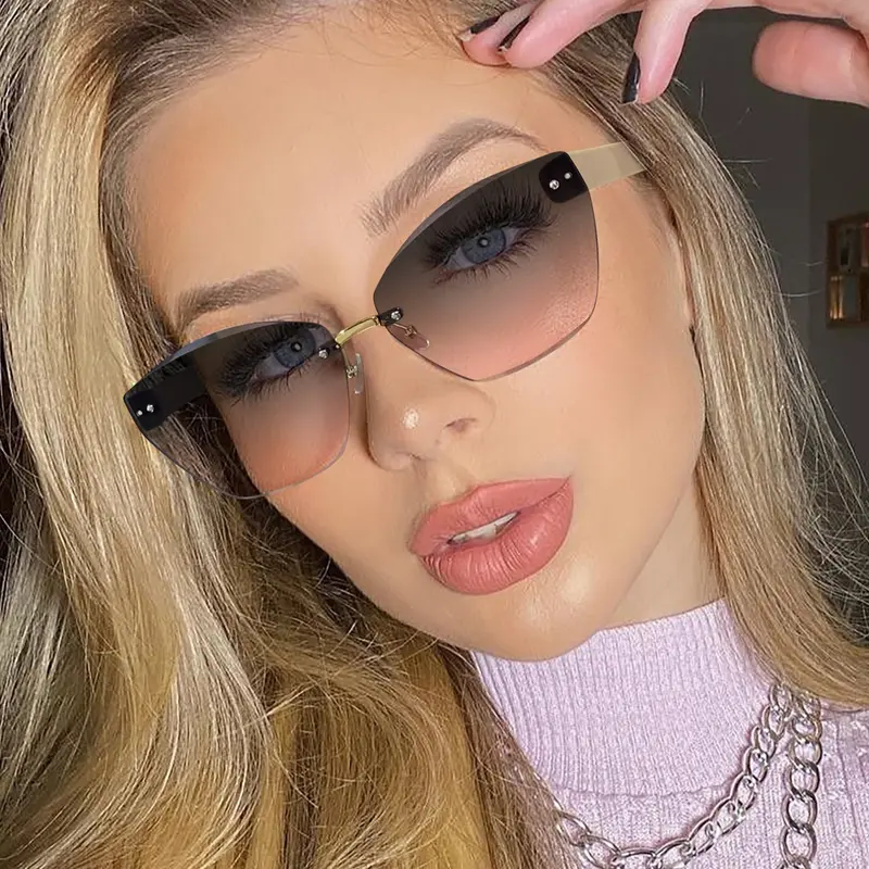 Trendy Fashion Women's Sunglasses, Cool Sunglasses, Casual Versatile Frame Shape, Perfect for Outdoor Use, Daily Wear, Stylish Ladies' Sun Glasses, Fashionable Sunglasses, Trendy Styling Sunglasses