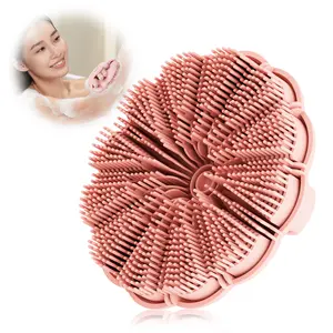 Holiday Savings] Silicone  Body Scrubber for Women Men & Babies, Boost Circulation Gentle Exfoliator, Travel Must-Have Body Care Tool Exfoliating Tool Body Brush