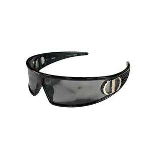 Pre-owned Christian Dior Very Dior M1U Black / Gold Mask Sun Glasses