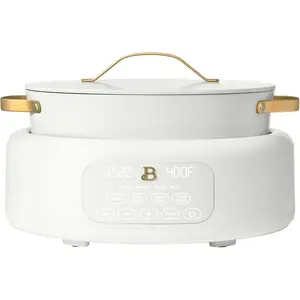 Beautiful 10-in-1 6-Qt Electric Multi-Cooker – White Icing by Drew Barrymore