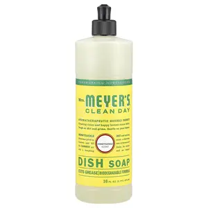 Mrs. Meyers Clean Day Dish Soap, Honeysuckle , 16 fl oz (473 ml)