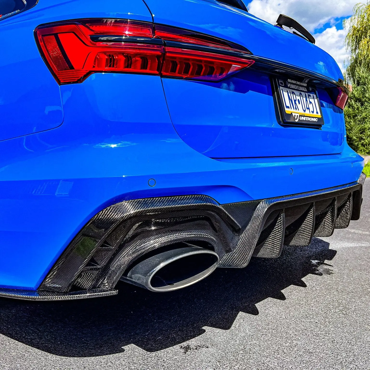 Audi C8 RS6 Carbon Fiber Diffuser Audi C8 RS6 Carbon Fiber Diffuser