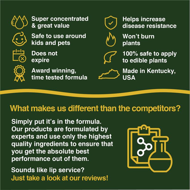 Farmer’s Secret Fruit & Bloom Booster Fertilizer (32oz) - Super Concentrated - Increases Flowering and Yield on All Varieties of Fruits, Vegetables and Flowers