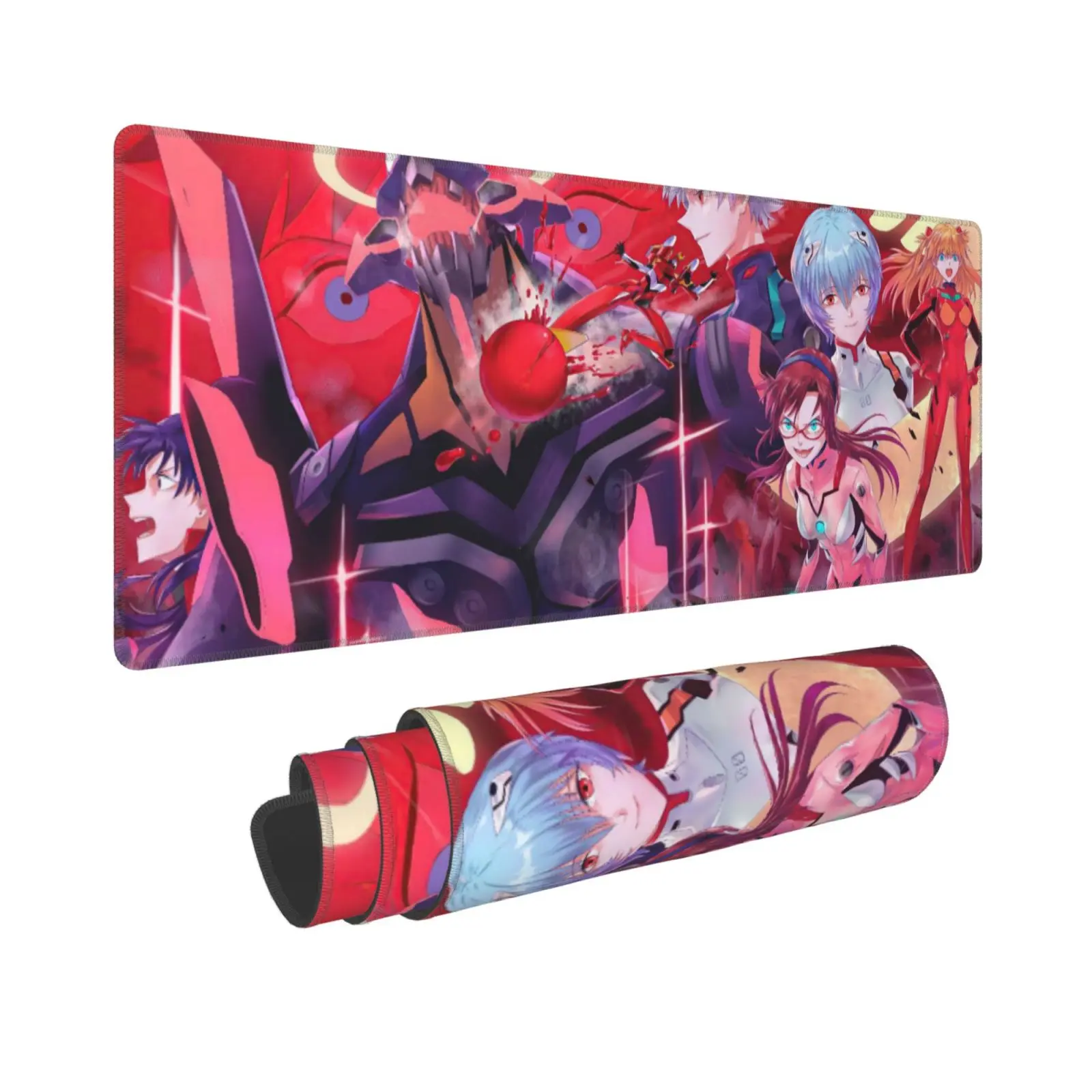 Neon Genesis Evangelion Desk Mat 11.8×31.5 in – Extra Large Smooth Surface Mouse Pad for Work & Gaming