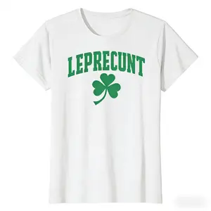 Leprechaun Y2K Irish Shirt Funny Shamrock Tee Cute St Patrick's Day Tee Women's St Paddy Outfit Green Party T-Shirt
