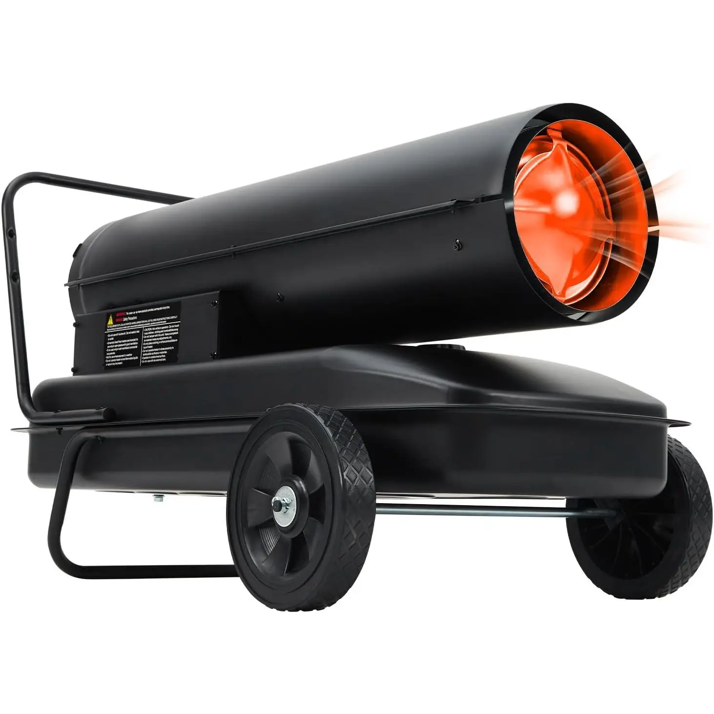 175000 BTUs Kerosene/Diesel Forced Air Heater, Kerosene Fan Forced Heater with Thermostat Control for Warehouses, Construction Sites, Workshops, 120V/60Hz