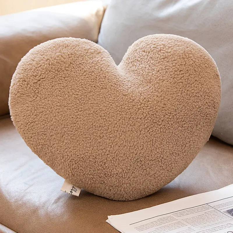 Valentine's Day Heart Shaped Cushions 40x35cm, Cute Decorative Sofa Pillow, Perfect Valentine's Gift for Loved Ones