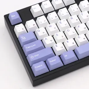 176 Keys Video Game Keycaps Pbt Dye Sub Key Caps XDA Profile Keycap For Mx Switch Gaming Mechanical Keyboard