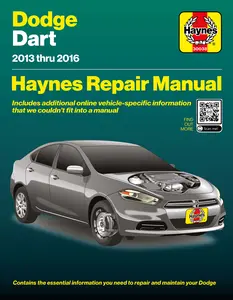 Dodge Dart (2013 - 2016) Haynes Repair Manual