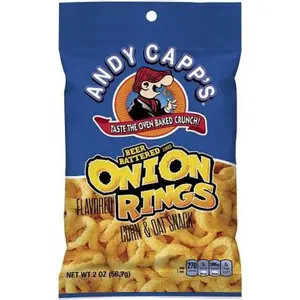 6x Andy Capp's Onion Rings 2oz Onion Rings