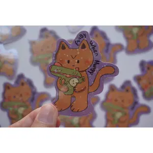 Angy when hungy cat