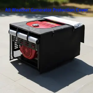 Generator Cover, Patio Generator Cover, Backyard Generator Cover, Camping Generator Cover, Motorhome Generator Cover, RV Generator Cover, Emergency Power Supply Cover, Home Backup Power Cover, Top Flip-Open Generator Cover, Windproof Generator Cover