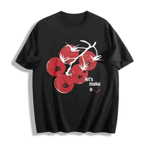 y2k Tomato T-Shirt, Cottagecore Tee, Graphic Tees Gothic Grunge Y2k Emo Scene Amity Affliction Style Clothes Men Women Streetwear