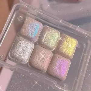 6-Color Iridescent Watercolor Paint Set for Artists and Painting Enthusiasts, Perfect for Professional Artistic Purposes