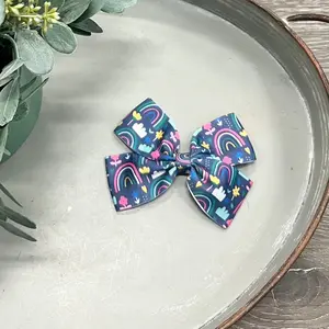 Rainbow Clippy Bow Style #9
