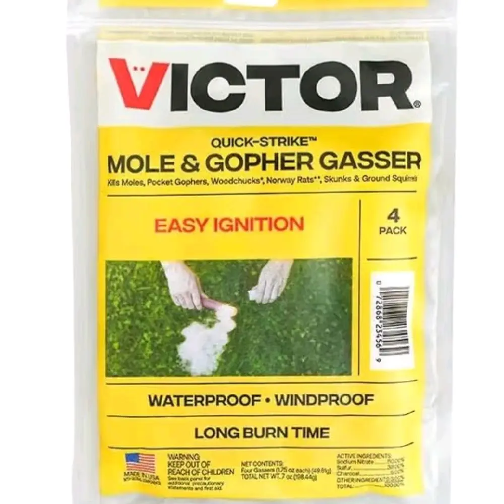 Victor  de tope rápido y gopher, paquete de 4