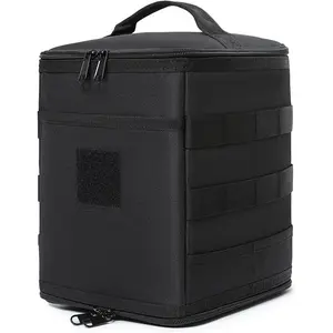 Tactical Camping Storage Bag 7L Utility Tote Bag Trunk Organizer (Black)