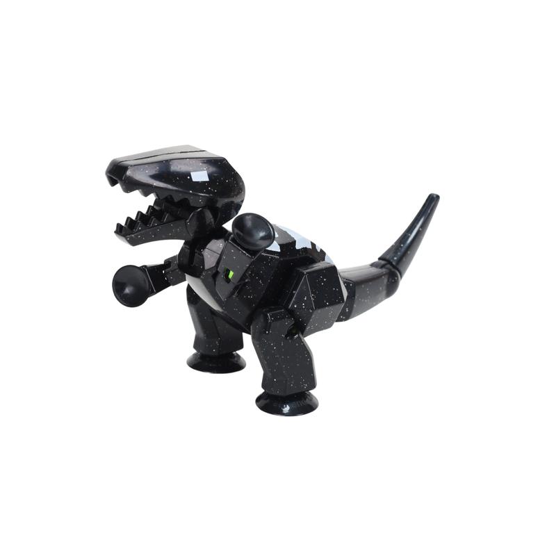 StikBot Mega Dino | Space Black - Stop Motion Action Figure
