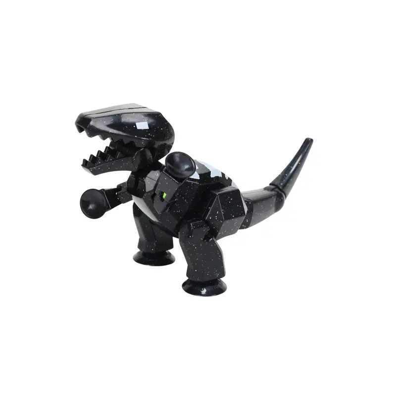 StikBot Mega Dino | Space Black - Stop Motion Action Figure
