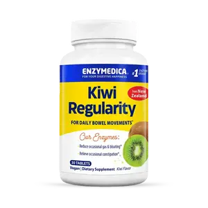 Kiwi Regularity Chews | For daily bowel movements*  | Reduces occasional gas & bloating* | Relieves occasional constipation* | Prebiotic boost for the microbiome* | 15+ real New Zealand kiwis per bottle