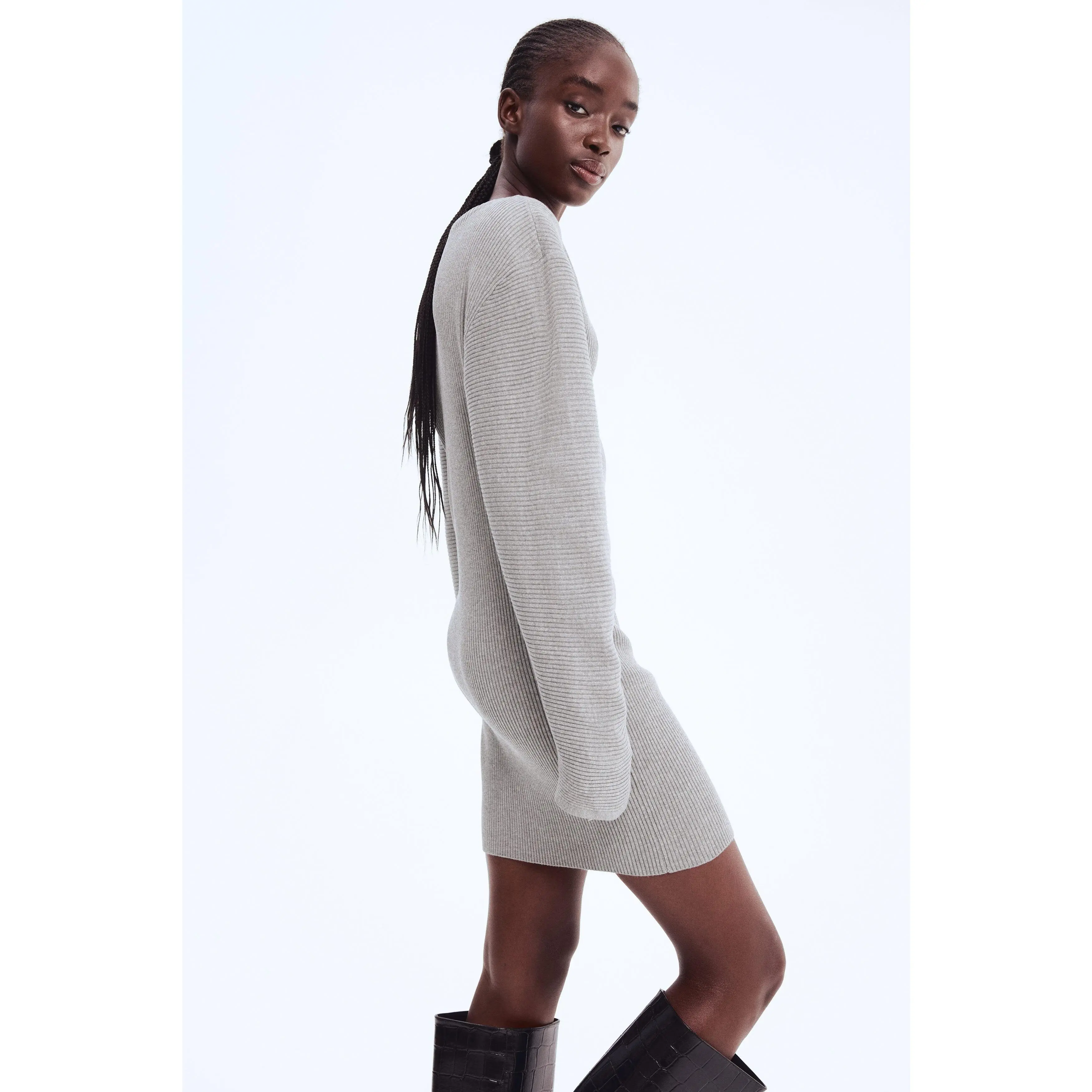 cotton knit shift dress A-Line Knit Shift Dress – Evolverie Clothing