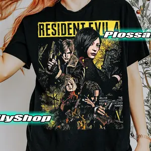 Limited Resident Evil 4 Shirt, Vintage 90s Resident Evil 4 The Nightmare Is Reborn Gaming tee, Gift For Woman and Man Unisex T-Shirt