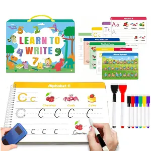 40 Pages Preschool Learning Activities Handwriting Practice Book,Tracing Books Writing practice for Kids Ages 3-5 Kindergarten Educational Autism Learning Resources, Montessori Busy Books