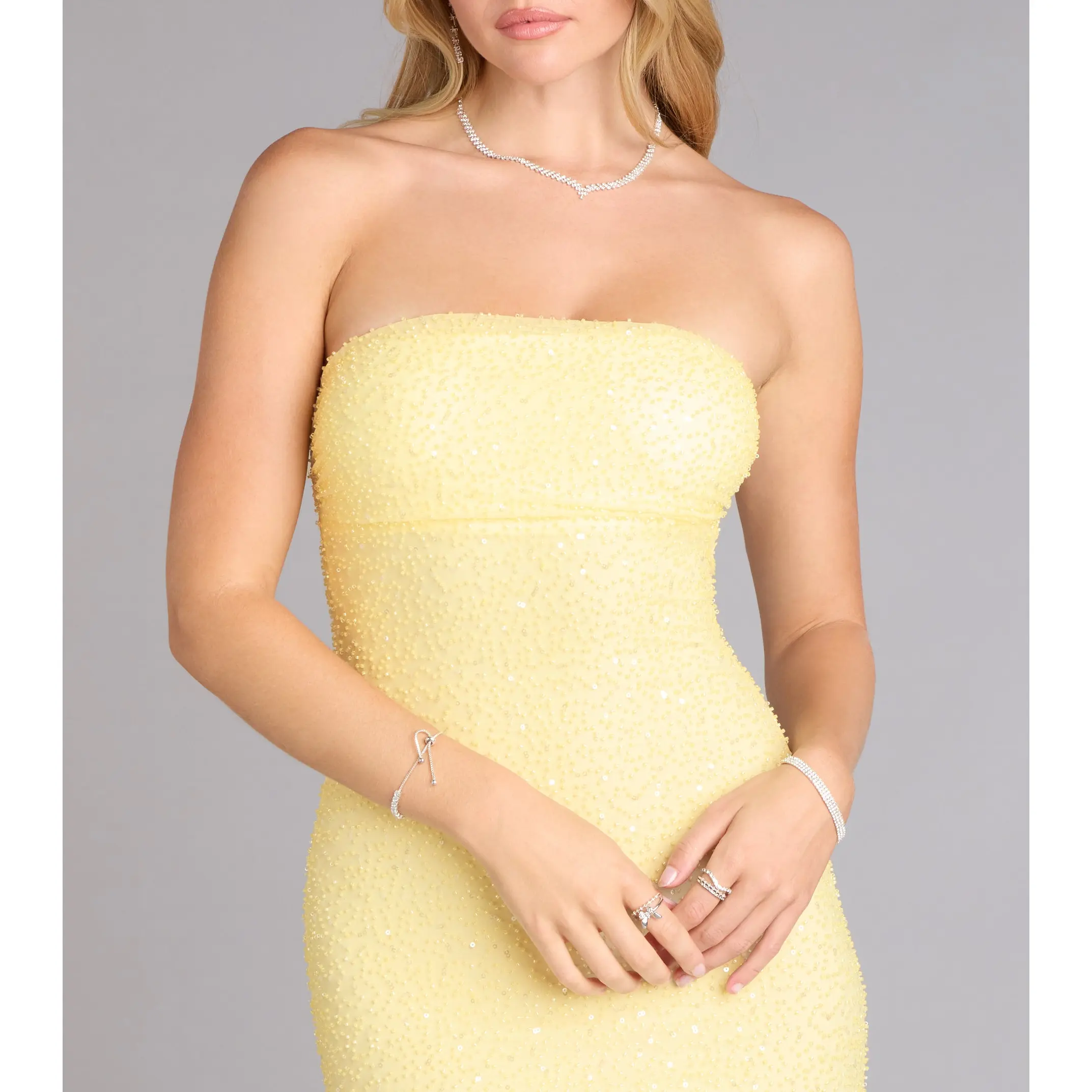open lace back dress Modal Open-Back Bodycon Mini Dress in White - M main image 0