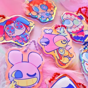 Show Circus Clown Acrylic Keychain Companion, The Last Act Keychain, TADC finale Merch, digital circus 2026