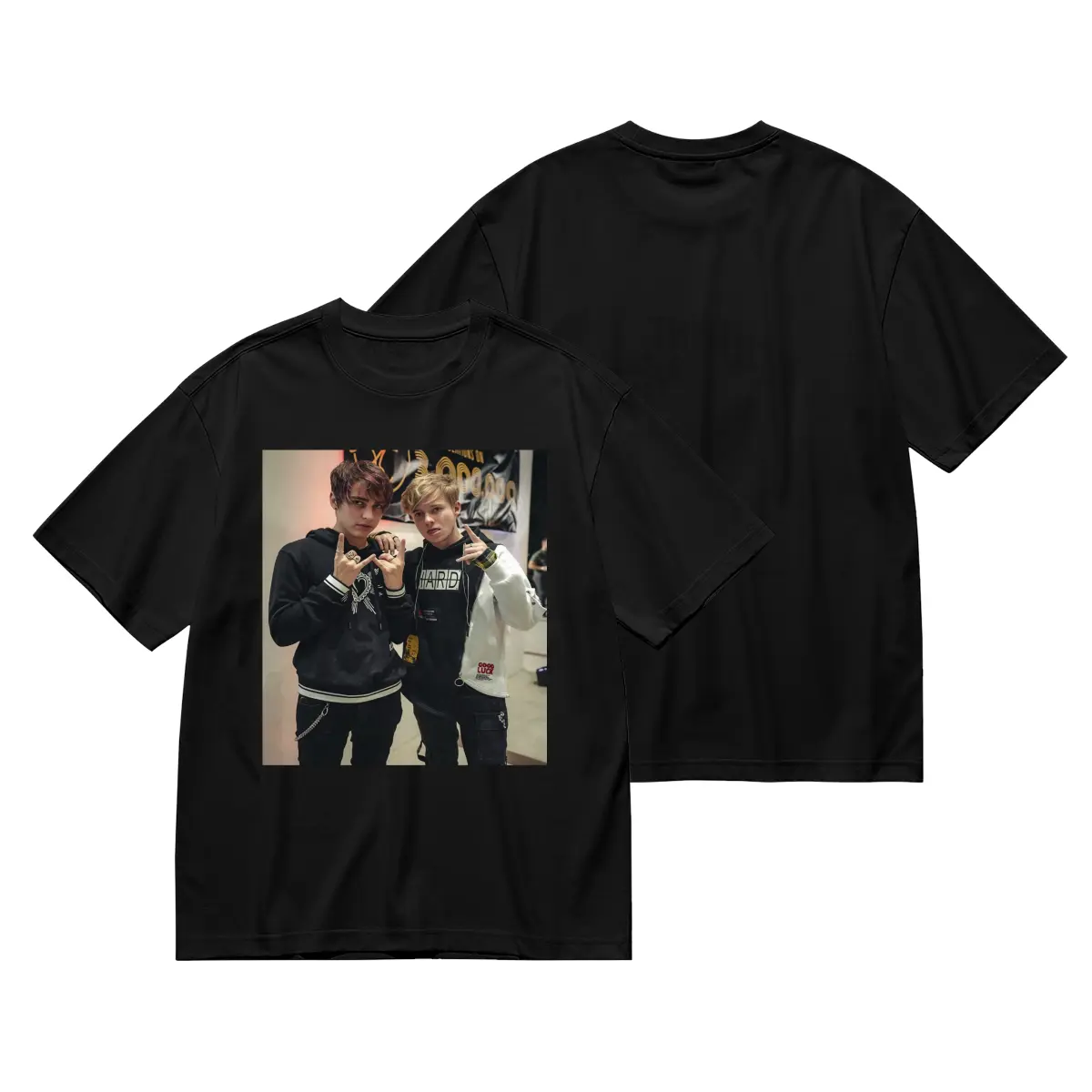 Unisex Sam And Colby Vlogger Graphic T-Shirt, Trendy Casual Short Sleeve Fan Apparel for Daily Wear