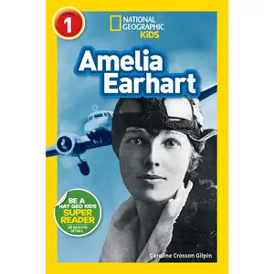 USED Book - Amelia Earhart (National Geographic Kids Readers, Level 1) by Gilpin, Caroline Crosson (Paperback) - english