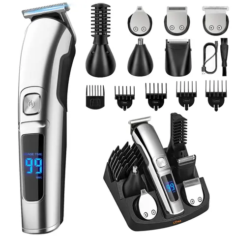 All-in-One Trimmer for Body, Beard, Bikini, Hair, Nose, Mustache and Face, Electric Shaver Razor for Men/Women, Professional Grooming Kit, IPX7 Waterproof Cordless Hair Clippers for Hair Cutting, Gifts, Rechargeable, Comfort