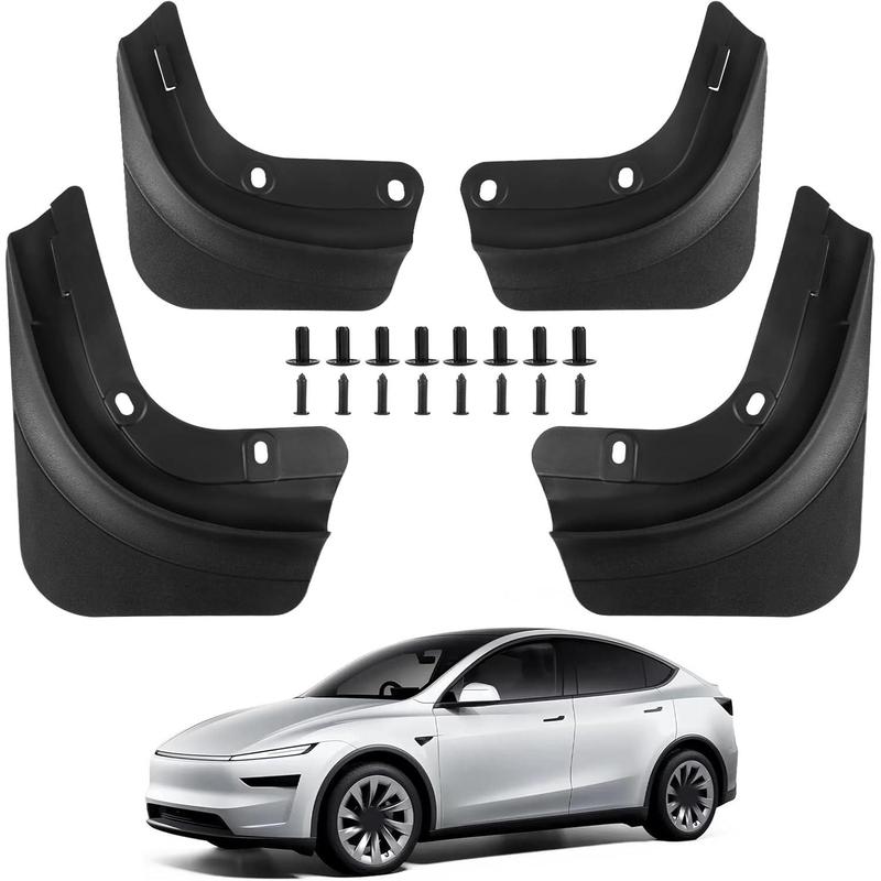 Mud Flaps Compatible with 2026 Tesla New Model Y Juniper TPE Material ...