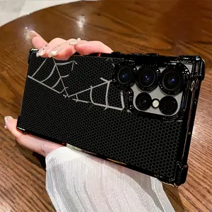 Spider-Man Phone Case for Samsung Galaxy S25, S24, S23, S22 FE Ultra Plus 4G/5G - Shockproof Transparent Soft Back Cover