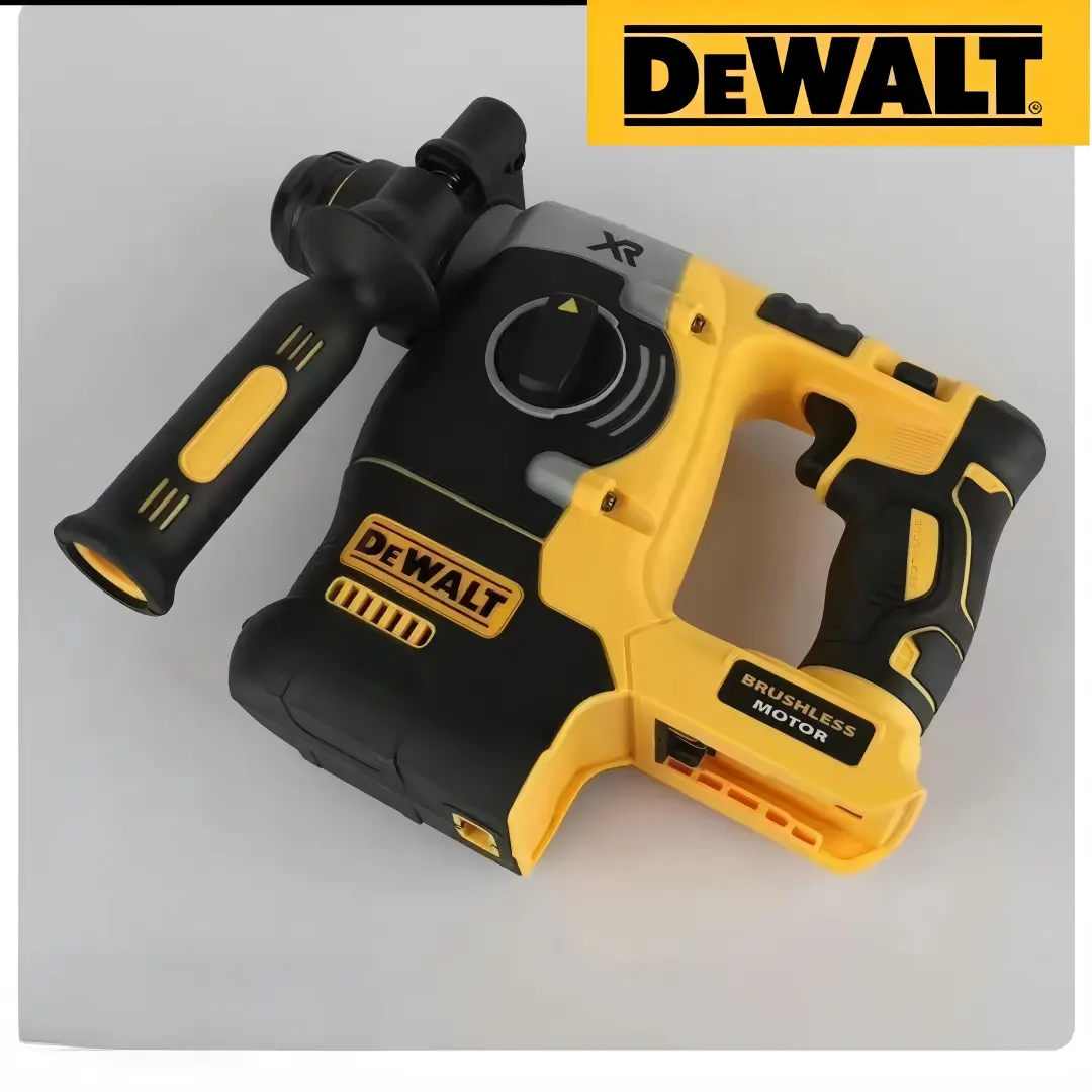 DEWALT  DCH273 20V Brushless Compact Rotary Hammer Drill Set, 2.1J Impact Energy 360° Adjustable Handle with 6.0Ah Battery for Concrete Drilling & Installation Work