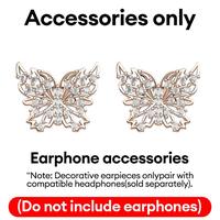 Rose Gold Butterfly(Do not include earphones)