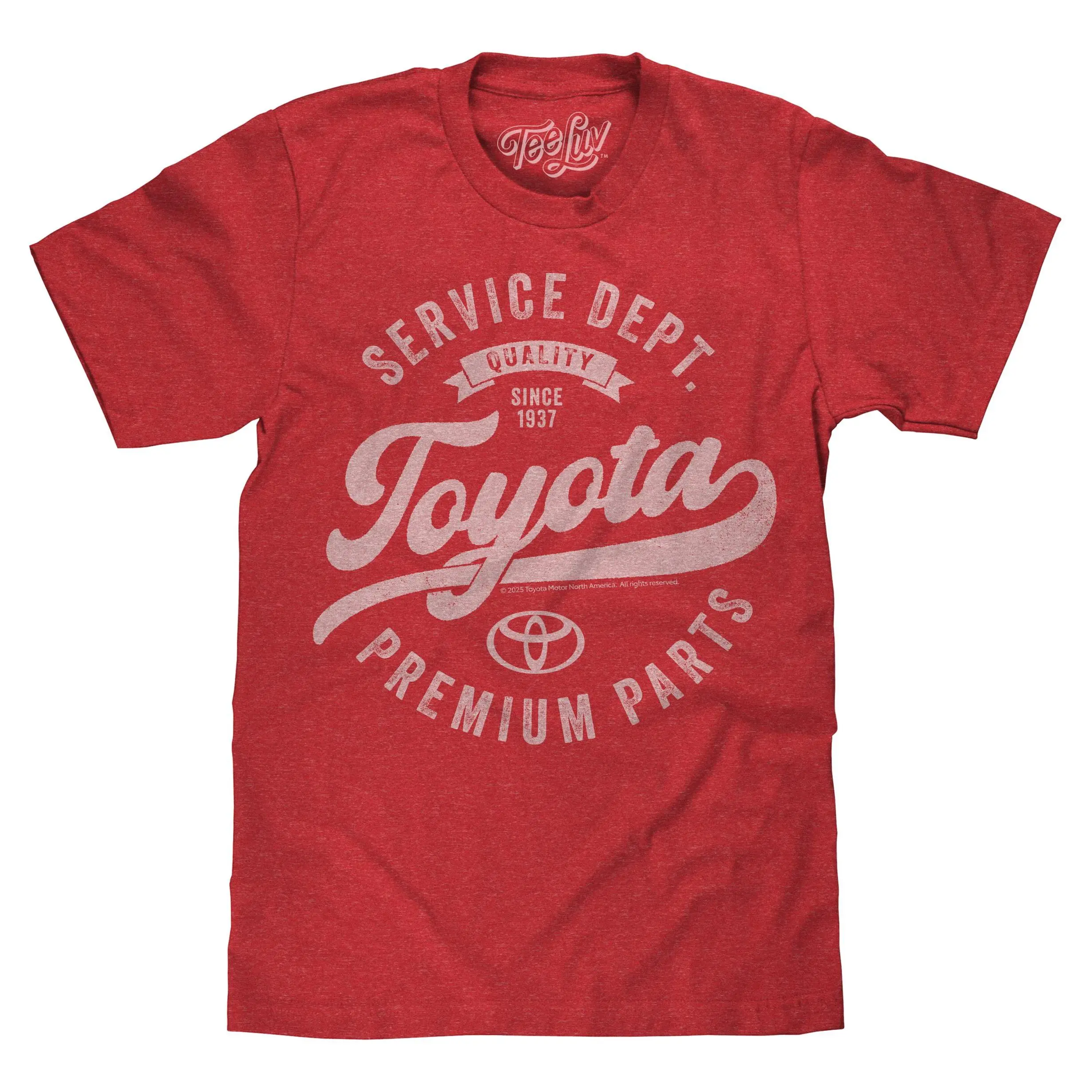 Toyota Service Department Premium Parts T-Shirt - Heather Red