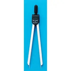 Weems & Plath  5 Inch Fixed Point Matte Nickel Divider