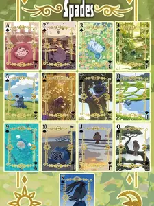 Pokémon 151 Art Poker Cards – Full Deck Set | Japanese Artist Illustrated | Collector Edition Playing Cards