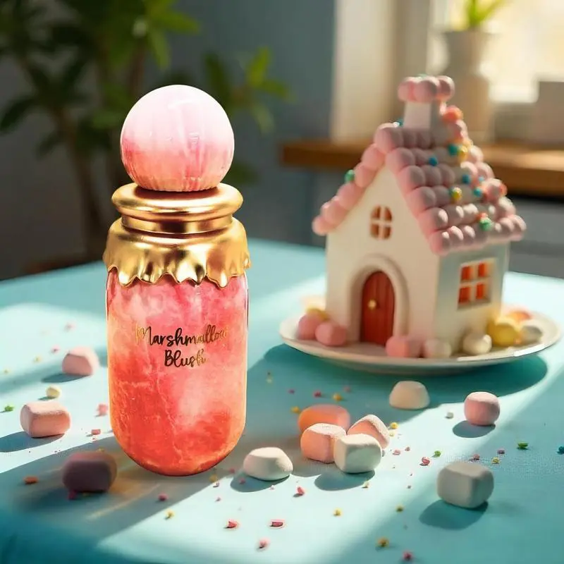 Everyday Wear with Cotton Candy Scent Vanilla Seduction Women's Marshmallow Strawberry EDP 100ml Unique Gourmand Floral rose vibrant for women pink blush perfume for Everyday