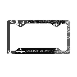 Official Fourth Wing Basgiath Alumni License Plate Frame, Dragon Rider Fantasy Bookish Car Decor, Empyrean Series Gift for Readers