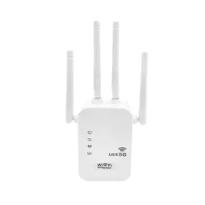 Dual-Band 5G Wireless Wi-Fi Extender Repeater, High-Speed Router Signal Amplifier for Home Office Network Enhancement, Wi-Fi Extender Repeaters