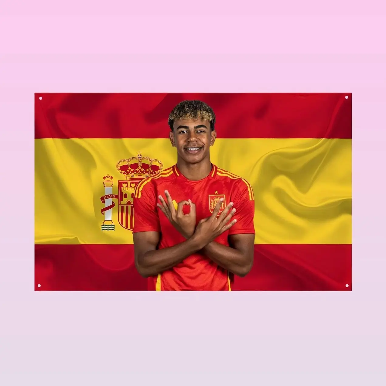 4 Styles L--amine Y--amal Spain Tapestry Flag | Spain Football - Spain Soccer Flag