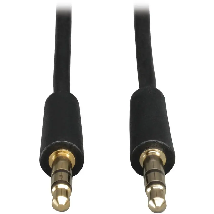 Tripp Lite 15ft 3.5mm Mini Stereo Audio Cable - Phone Accessories for Mics, Speakers, Headphones